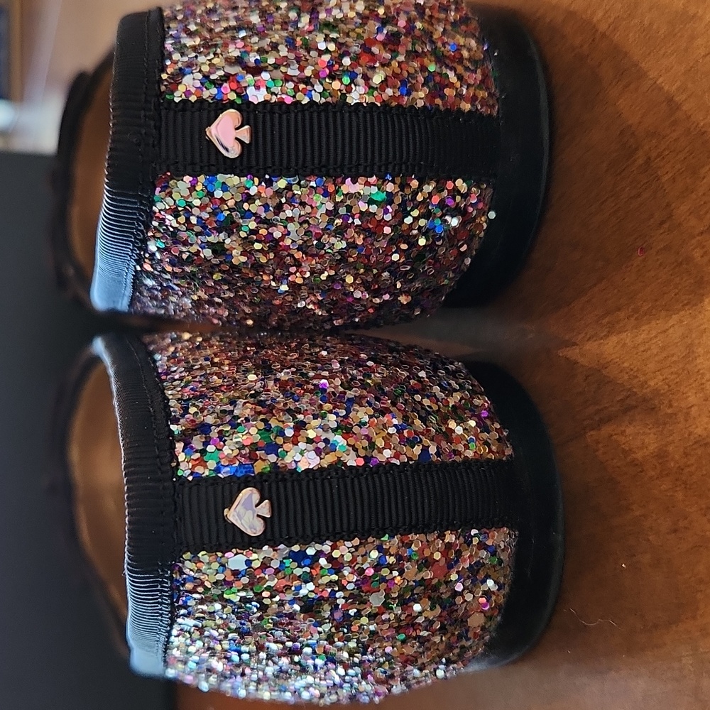 Kate Spade Honey glitter ballet flats rainbow - Picture 4 of 12